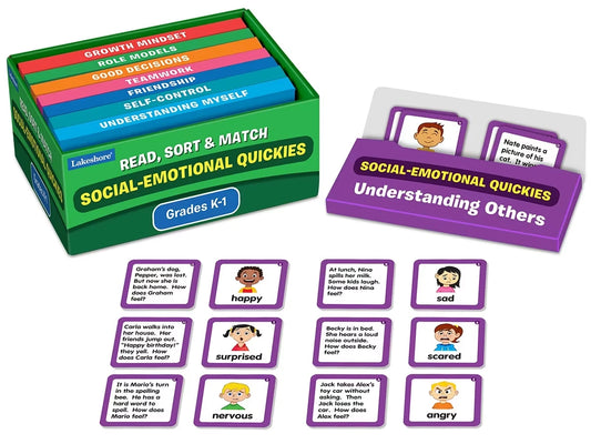 Match & Sort Social-Emotional Quickies - K-Gr. 1 - US 7736