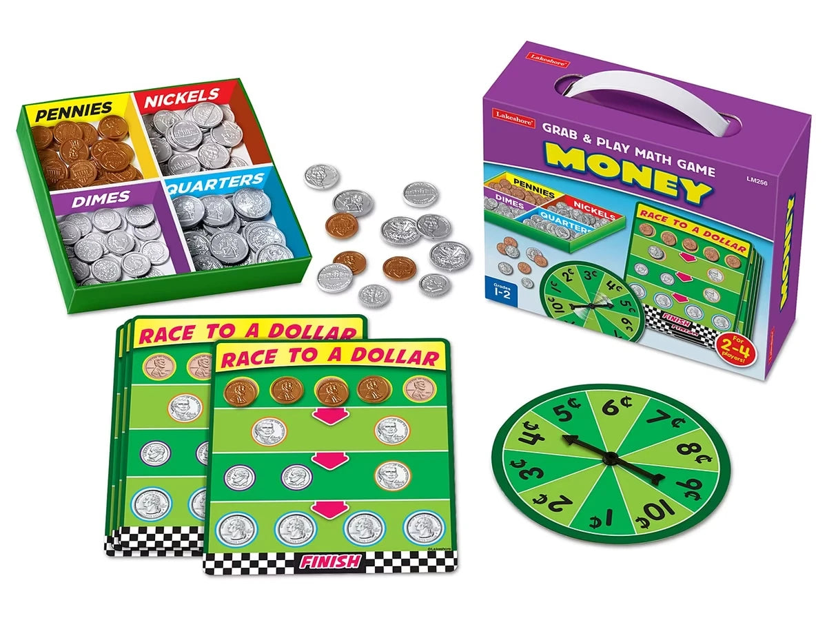 Money Grab & Play Game - Gr. 1-2 - US 1525