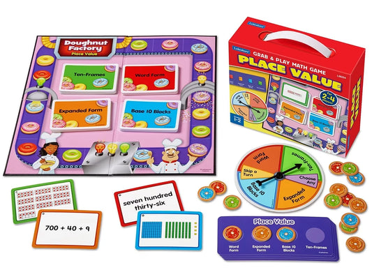 Place Value Grab & Play Game - Gr. 1-2 - US 5451
