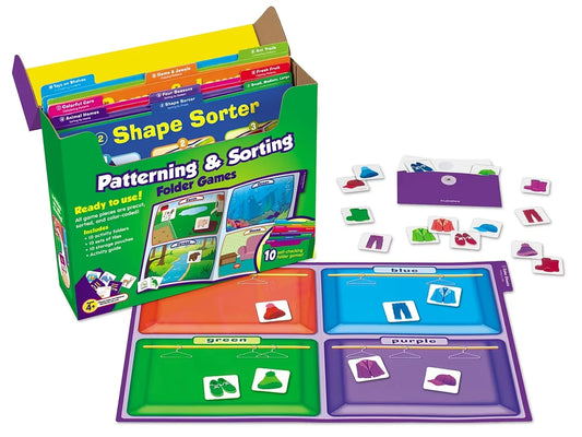 Patterning & Sorting Folder Game Library - Pre K-K - US 1977