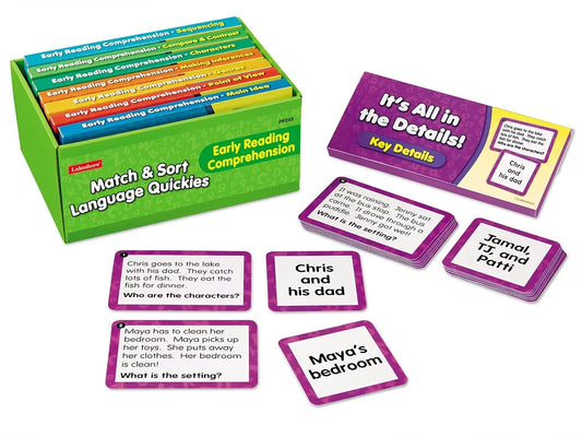 Match & Sort Early Reading Comprehension Quickies - K-Gr. 1 - US 9394