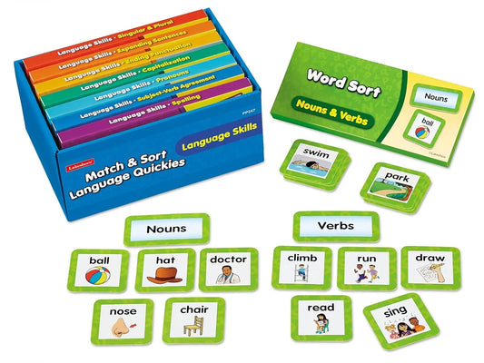 Match & Sort Language Skills Quickies - K-Gr. 1 - US 4747