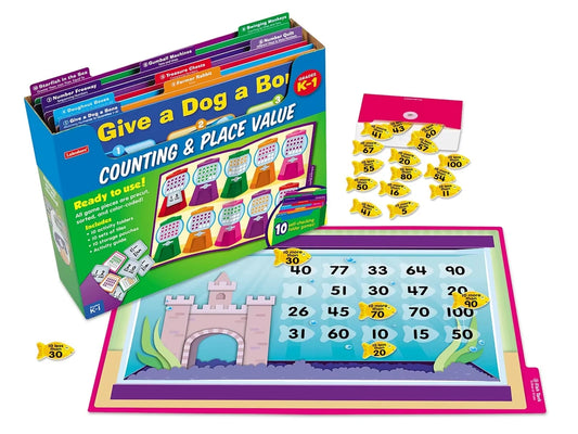 Counting & Place Value Folder Game Library - K-Gr. 1 - US 8755