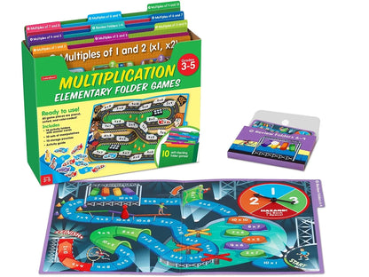 Multiplication Facts Folder Game Library - Gr. 3-5 - US 9566