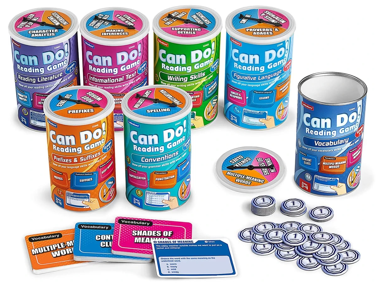 Can Do! Reading Games - Complete Set - US 7204