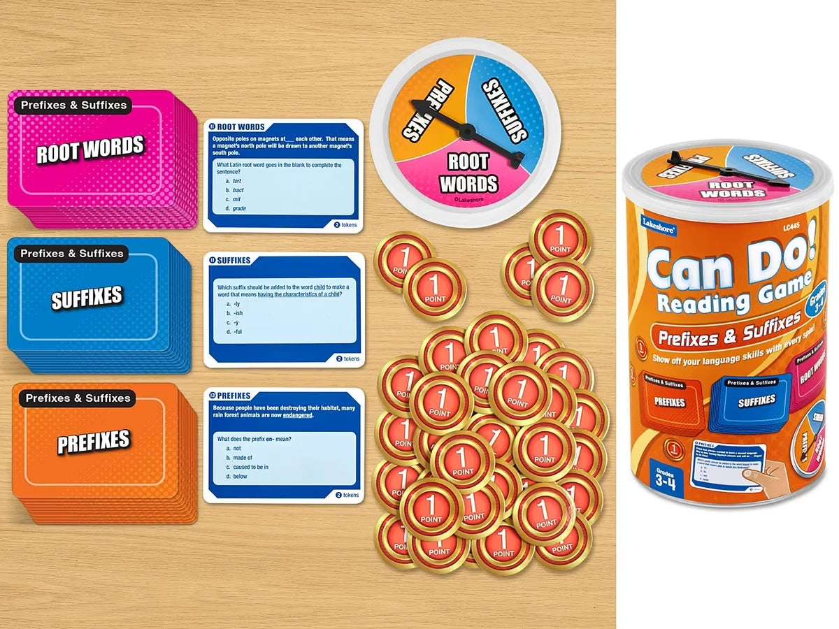 Can Do! Prefixes & Suffixes Game - Gr. 3-4 - US 2722