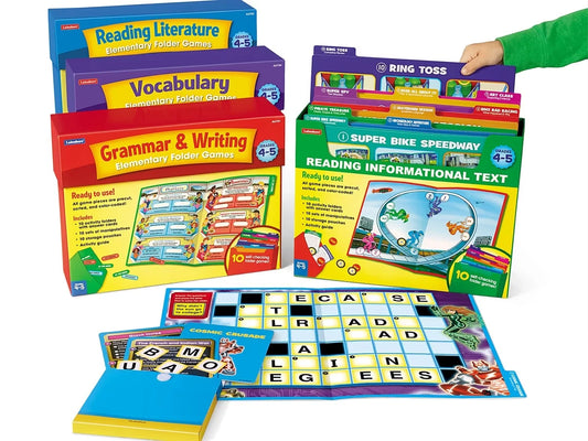 Reading & Writing Skills Folder Game Libraries Gr. 4-5 - Complete Set - US 6245