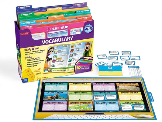Vocabulary Folder Game Library - Gr. 4-5 - US 4656