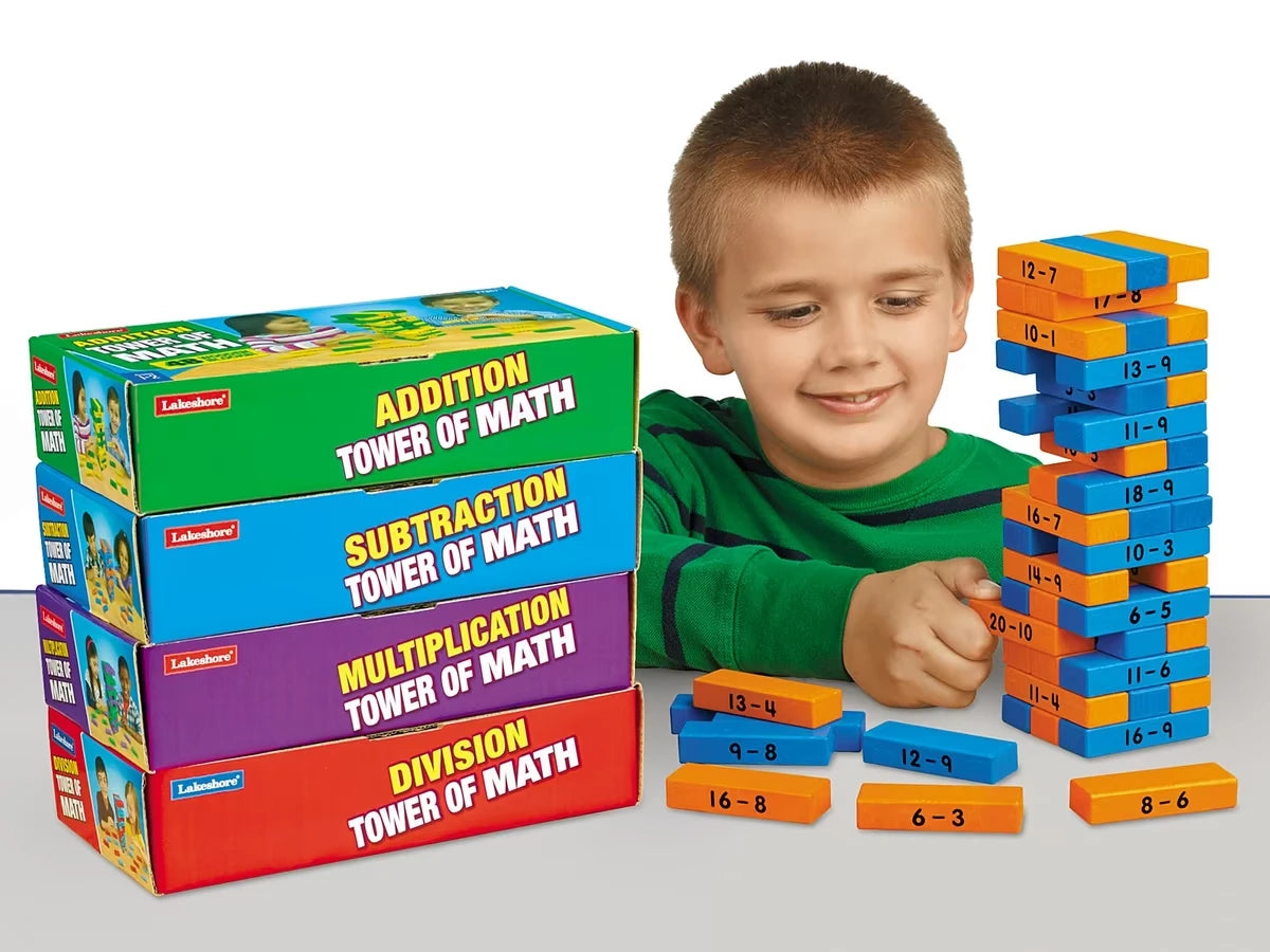 Tower of Math Games - Complete Set - US 7437