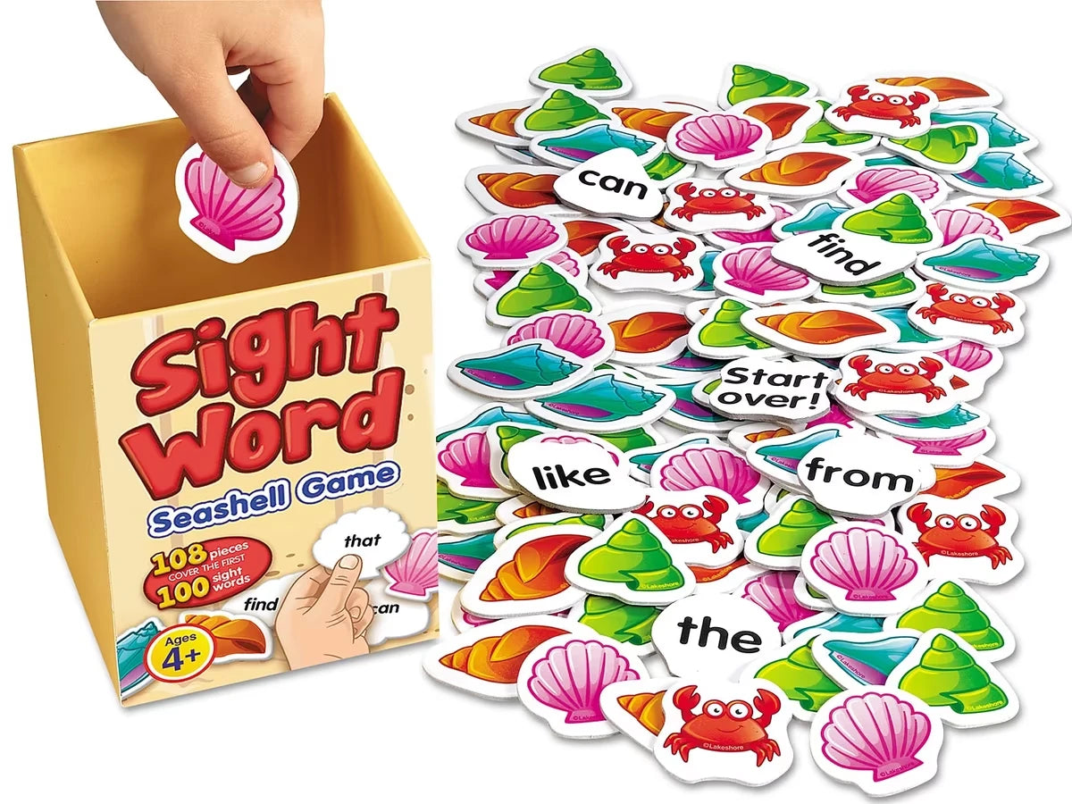 Sight-Word Seashell Game - US 7453