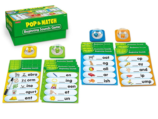 Pop & Match Beginning Sounds Game Box - US 4635