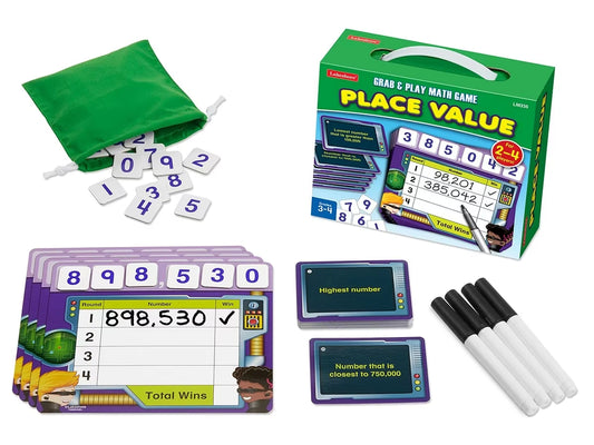 Place Value Grab & Play Game - Gr. 3-4 - US 4940