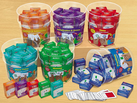 Building Math Skills Practice Cards - Complete Set - US 1296