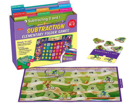 Subtraction Facts Folder Game Library - K-Gr. 2 - US 7532