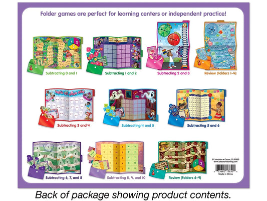Subtraction Facts Folder Game Library - K-Gr. 2 - US 7532