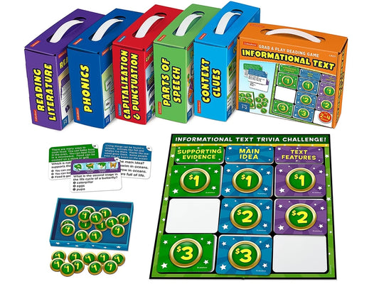 Grab & Play Reading Games - Gr. 1-2 - Complete Set - US 5377