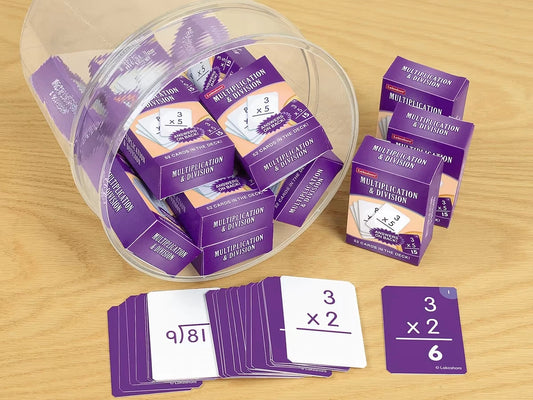 Multiplication & Division Practice Cards - US 6468