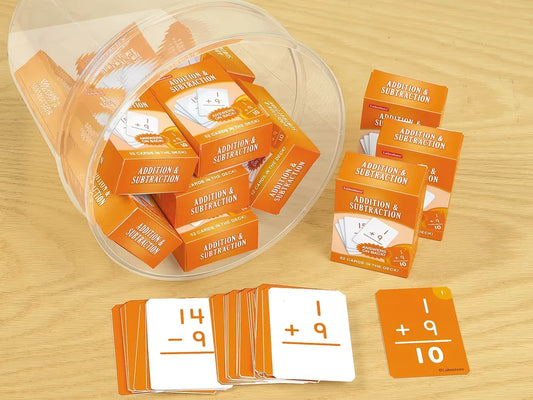 Addition & Subtraction Practice Cards - US 6335