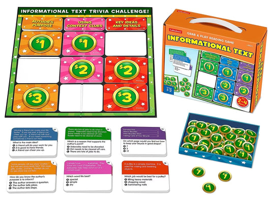 Informational Text Grab & Play Game - Gr. 1-2 - US 5221