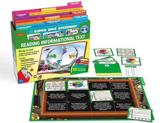 Reading Informational Text Folder Game Library - Gr. 4-5 - US 5042