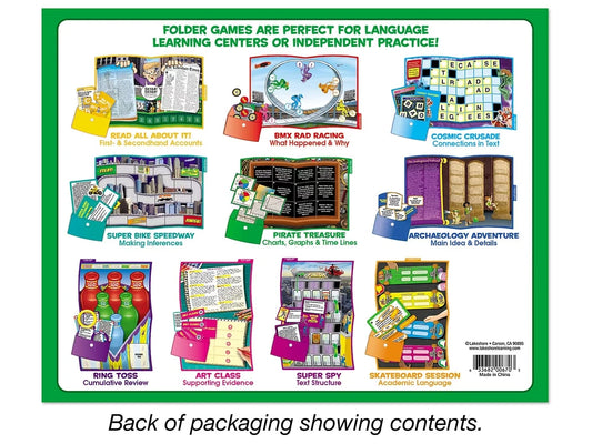 Reading Informational Text Folder Game Library - Gr. 4-5 - US 5042