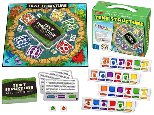 Text Structure Grab & Play Game - Gr. 3-4 - US 8675