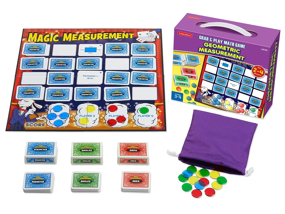 Geometric Measurement Grab & Play Game - Gr. 3-4 - US 4013