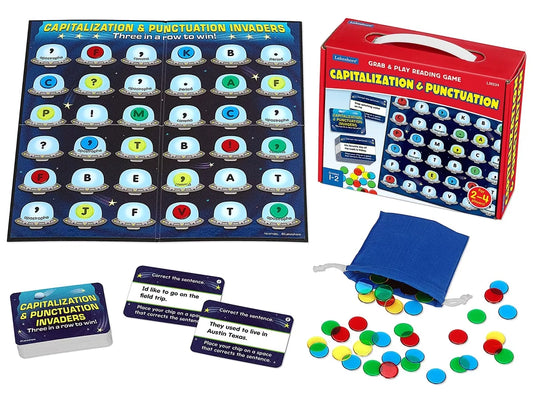 Capitalization & Punctuation Grab & Play Game - Gr. 1-2 - US 7969