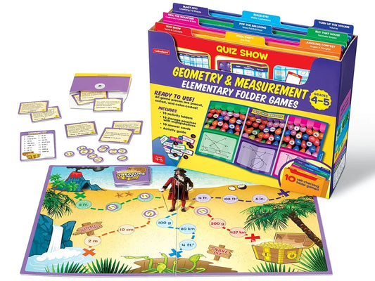 Geometry & Measurement Folder Game Library - Gr. 4-5 - US 2434