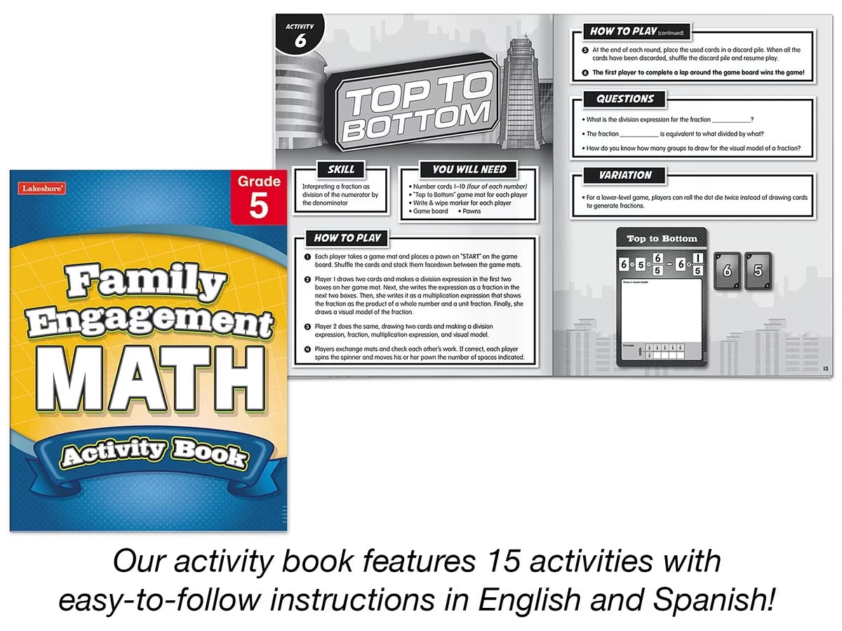 Family Engagement Math Pack - Gr. 5 - US 8195