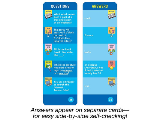Brain Quest Challenge Cards - Gr. 1 - US 3834