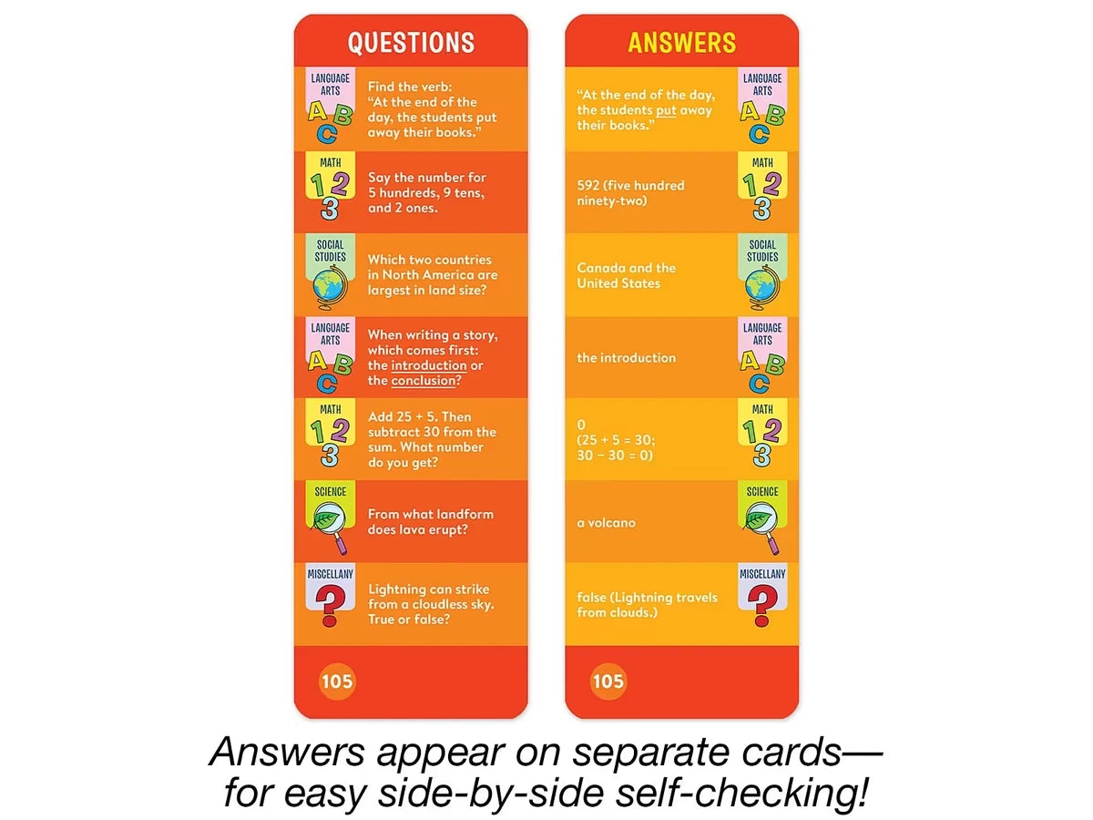 Brain Quest Challenge Cards - Gr. 2 - US 7153