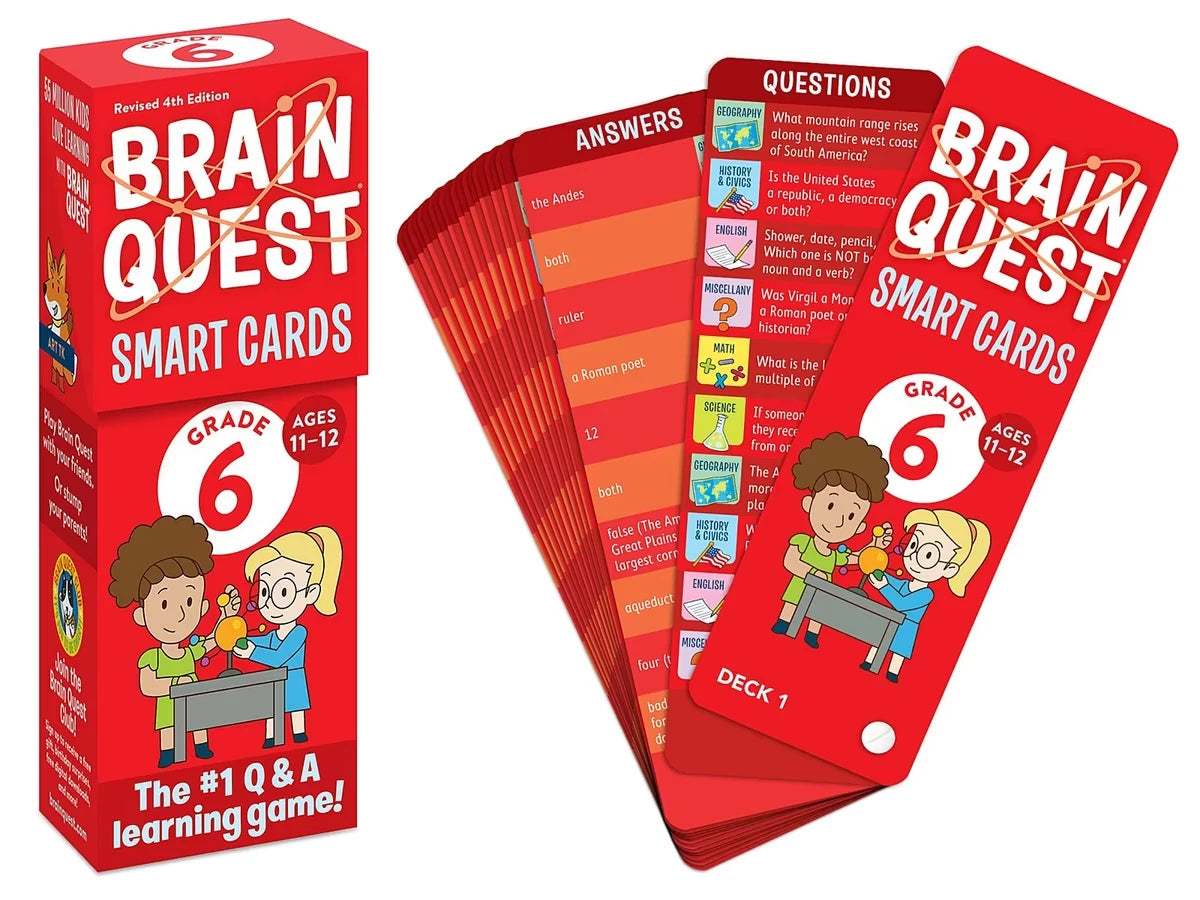 Brain Quest Challenge Cards - Gr. 6 - US 8662
