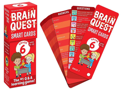 Brain Quest Challenge Cards - Gr. 6 - US 8662
