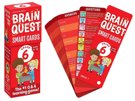 Brain Quest Challenge Cards - Gr. 6 - US 8662