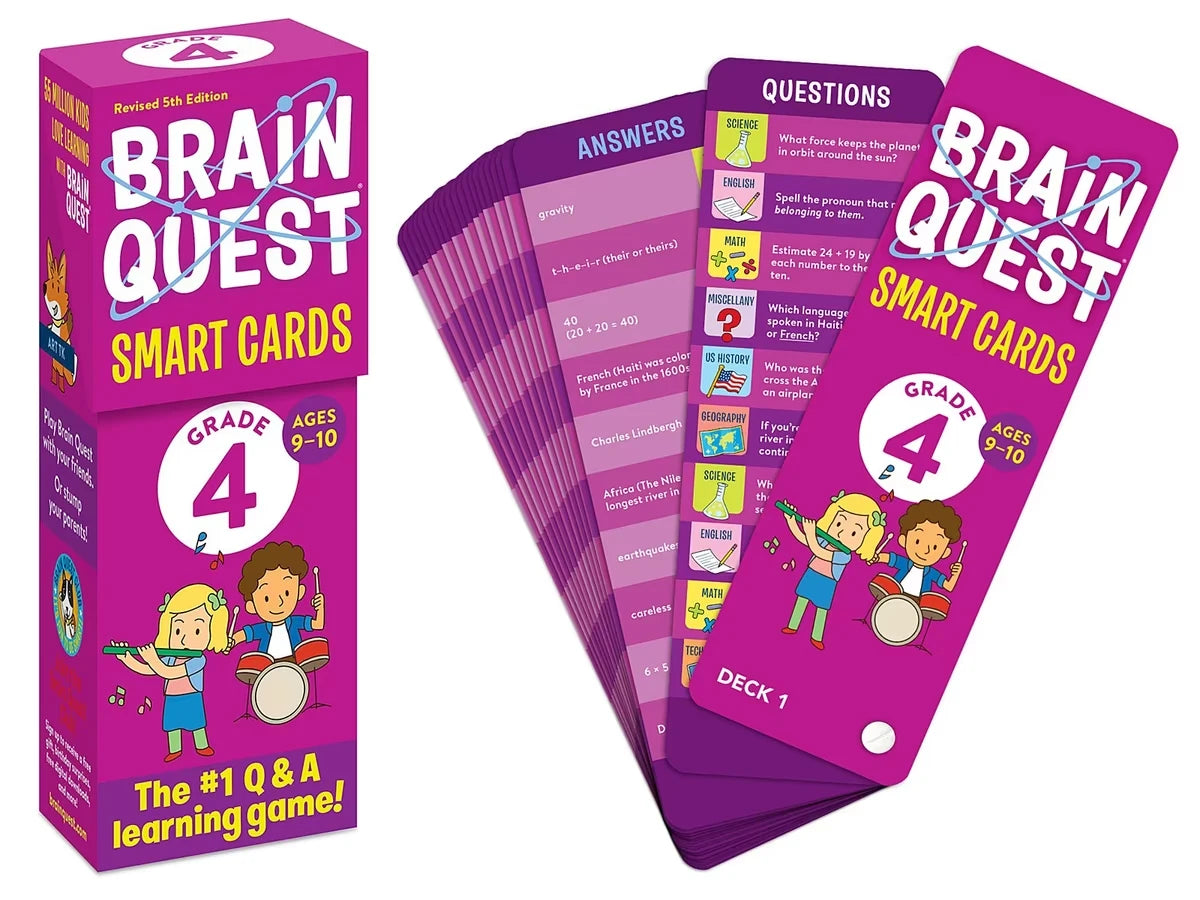 Brain Quest Challenge Cards - Gr. 4 - US 5447