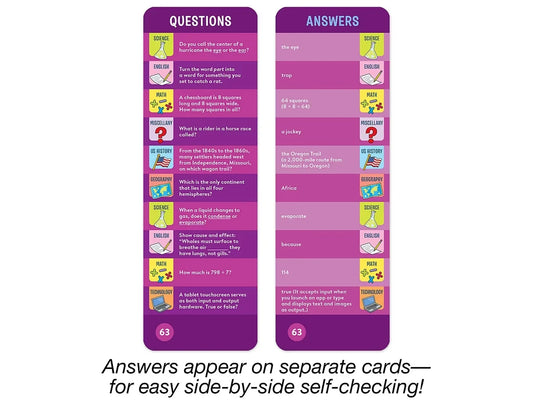 Brain Quest Challenge Cards - Gr. 4 - US 5447