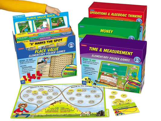 Math Folder Game Libraries - Gr. 2-3 - Complete Set - US 6021