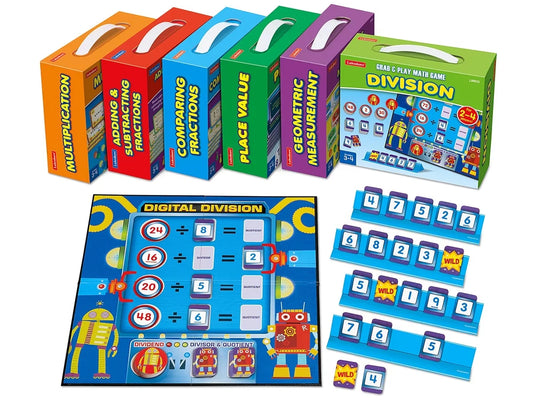 Grab & Play Math Games - Gr. 3-4 - Complete Set - US 9567
