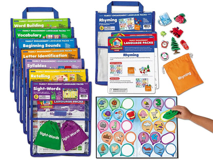 Family Engagement Language Packs - Preschool-Kindergarten - Complete Set - US 4449