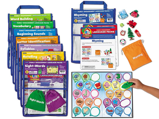 Family Engagement Language Packs - Preschool-Kindergarten - Complete Set - US 4449