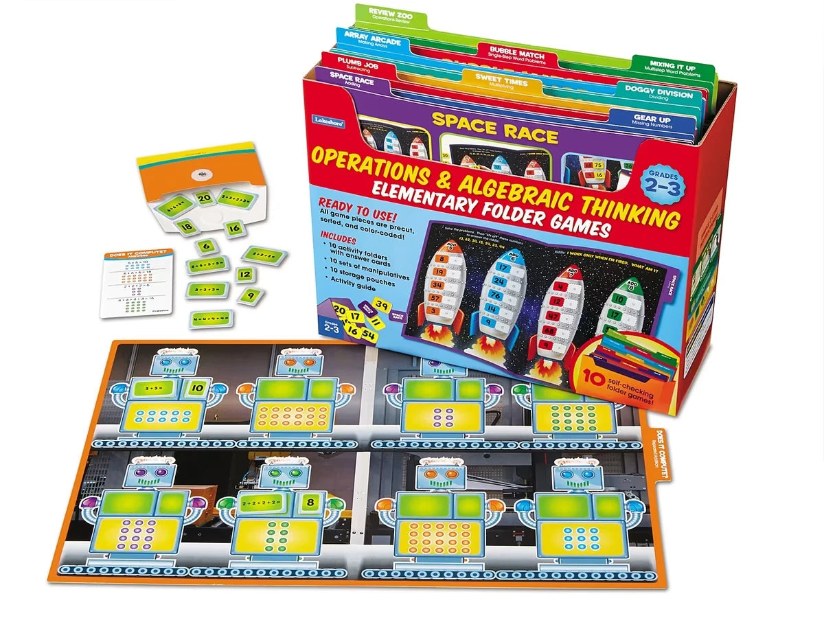 Operations & Algebraic Thinking Folder Game Library - Gr. 2-3 - US 5308