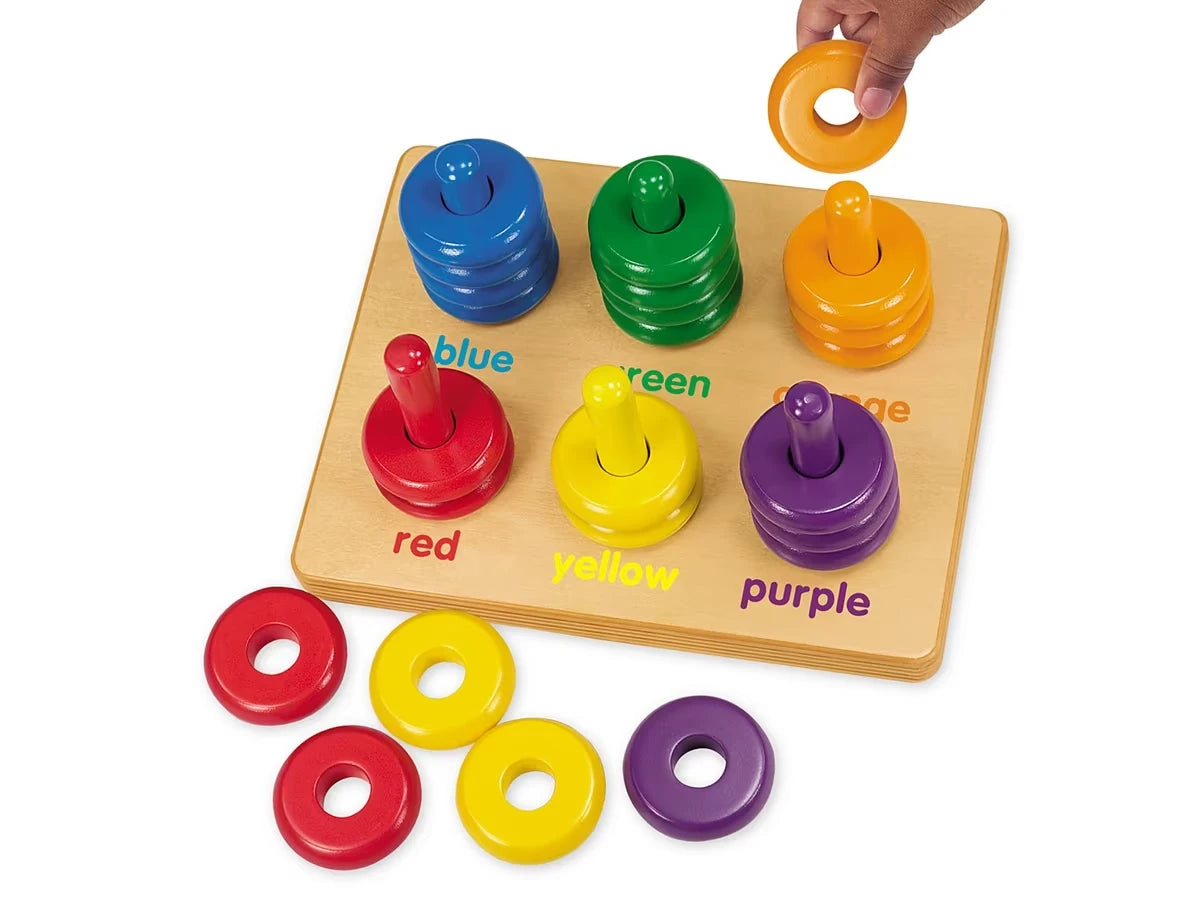 Color Rings Sorting Board - US 5185
