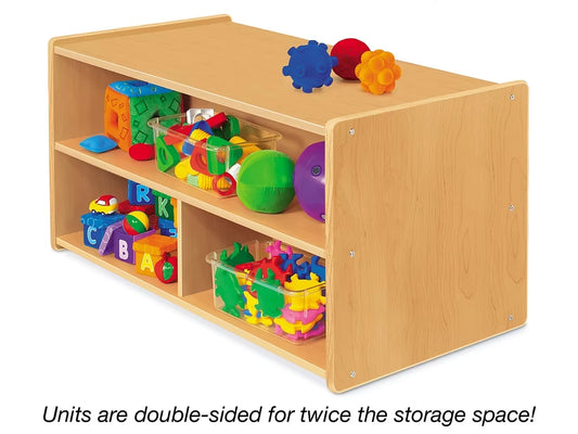 Heavy-Duty Toddler Double-Sided Storage Unit - US 8096