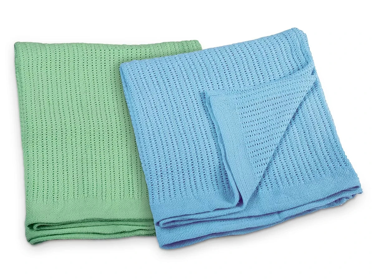Cotton Thermal Cot Blanket - US 6783