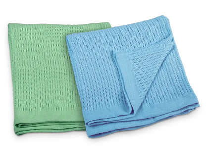 Cotton Thermal Cot Blanket - US 6783
