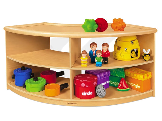 First Steps® Curved Storage Center with Acrylic Back - US 4765