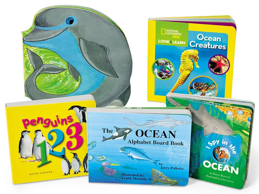 Ocean Animals Board Book Library - US 1174