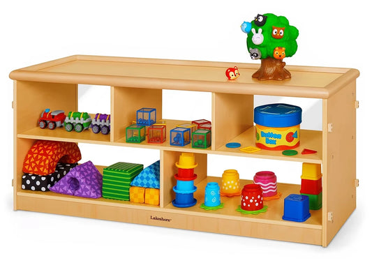 Play-Top Connective Storage Unit with Acrylic Back - US 6022