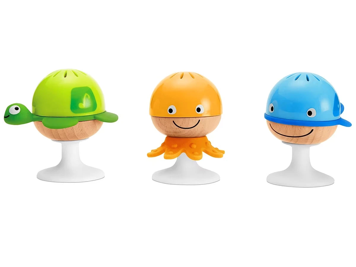 Stay-Put Ocean Friend Rattles - Set of 3 - US 5744